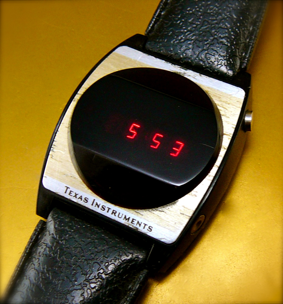 texas instruments red led watch