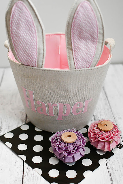 Personalized Easter Basket with Heat Transfer Vinyl