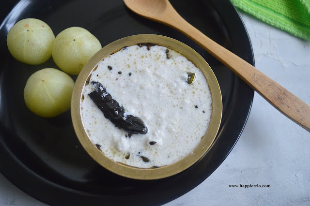 Nellikai Thayir Pachadi Recipe | Amla Raita | Gooseberry Coconut pachadi