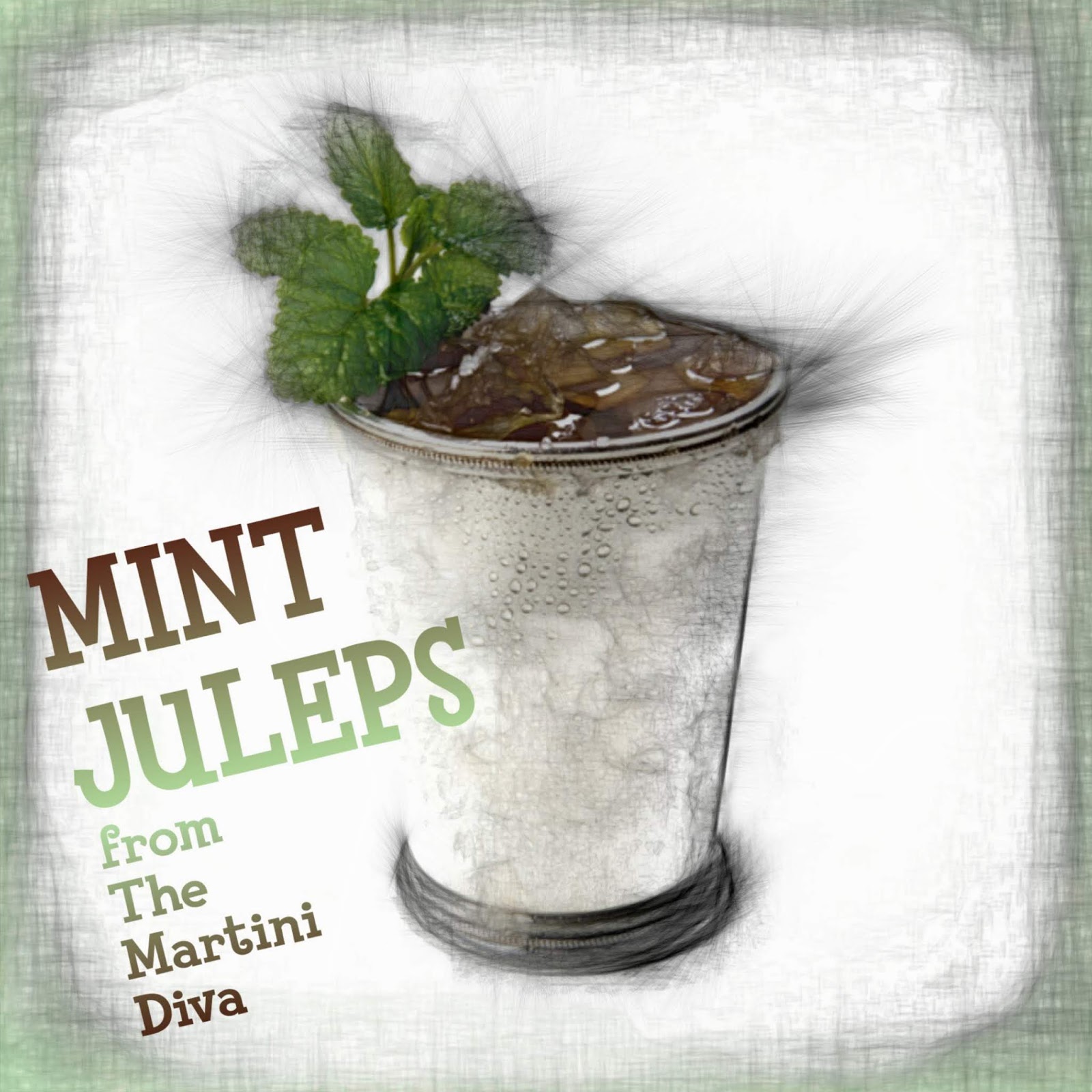 The MARTINI DIVA MINT JULEPS