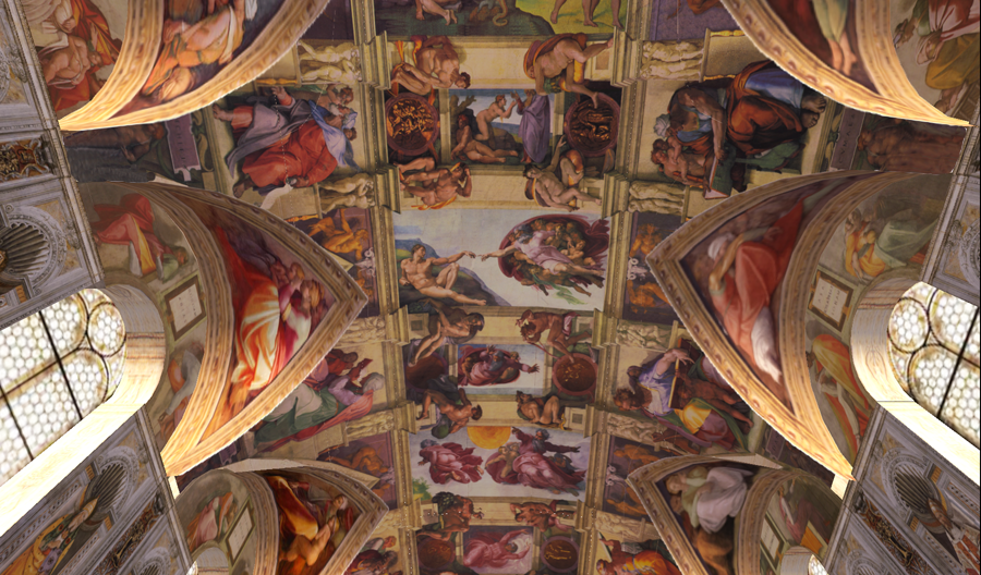 Araceli Rego, del óleo al cincel: CAPILLA SIXTINA...MIGUEL ANGEL ...