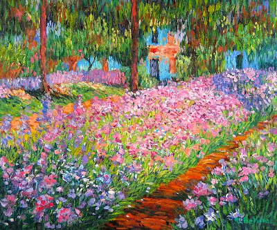 Le paradou de Zola inspiré des jardins de Monet Giverny (source)