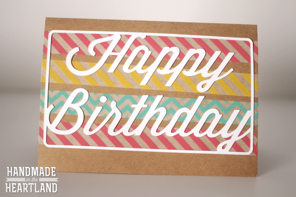 DIY Washi Tape Birthday Cards