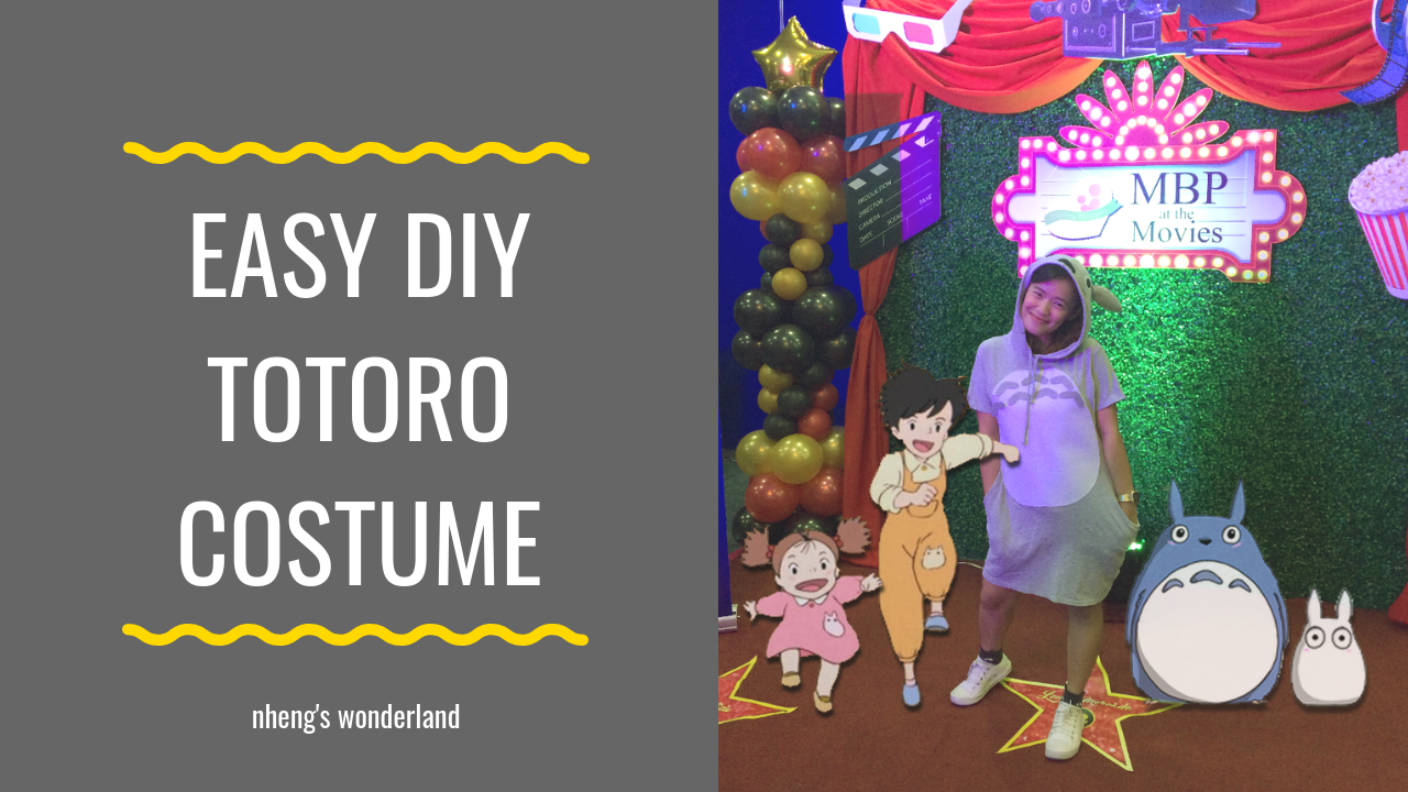 Easy DIY Totoro Costume Nheng's Wonderland