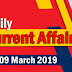 Kerala PSC Daily Malayalam Current Affairs 09 Mar 2019
