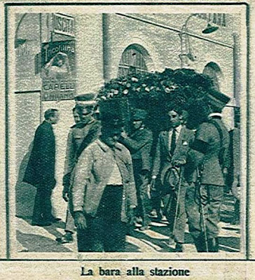 La partenza da Monterotondo per Fratta Polesine. La partenza da Monterotondo per Fratta Polesine.