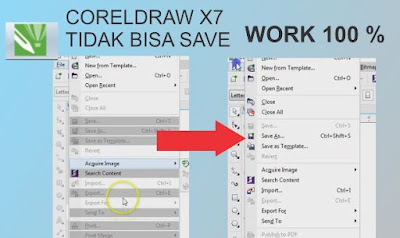 Ini Cara Mengatasi Corel Draw X4 X5 X6 X7 Dan X8 Tidak Bisa Save Print Export Dll Gallery Tekno