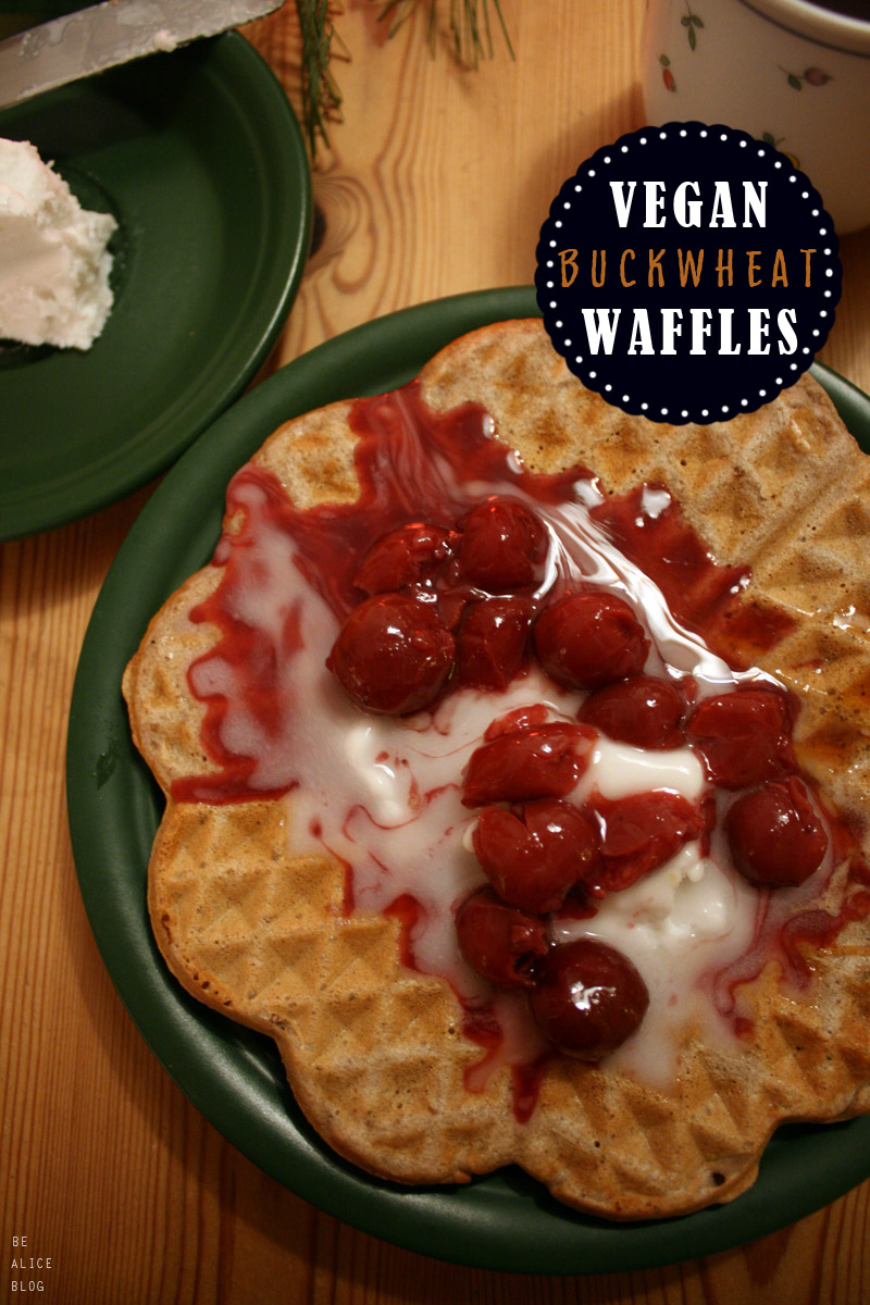 Buckwheat Waffles Vegan Christmas