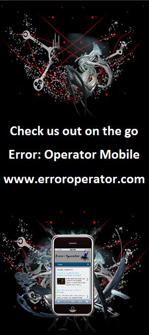 Error: Operator - Error Operator Blog