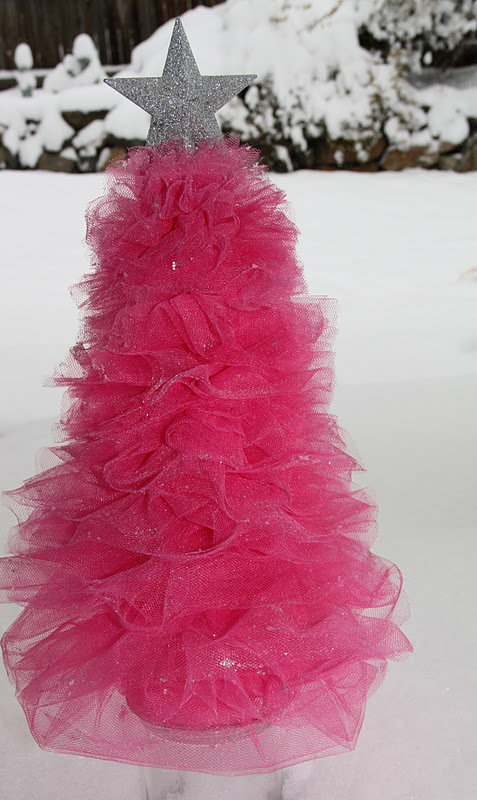 Isa Creative Musings: Vintage Music Paper and Tulle Christmas Trees