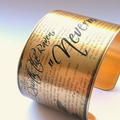 Brazalete Nevermore de Edgar Allan Poe