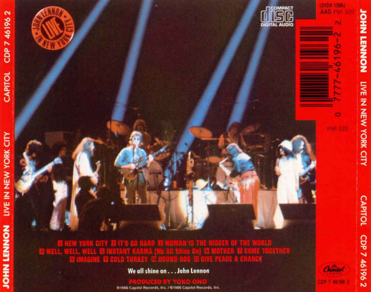 John Lennon Live In New York City 1972 Desequilibrio Musical: John Lennon - Live in New York City (1972)