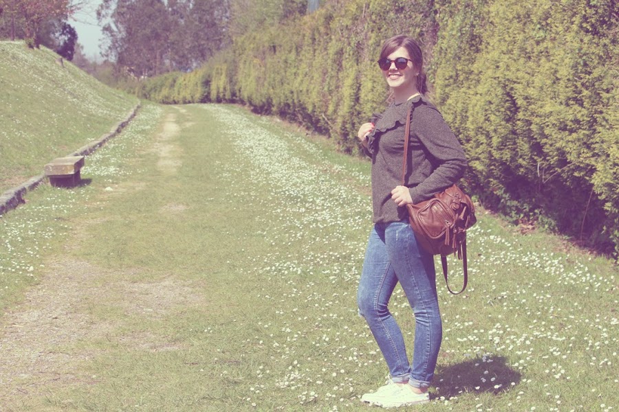 Outfit handmade jersey con volante