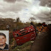 BAHIA / RIACHÃO DO JACUÍPE: Caminhão carregado de goiabas capota e motorista morreu na hora