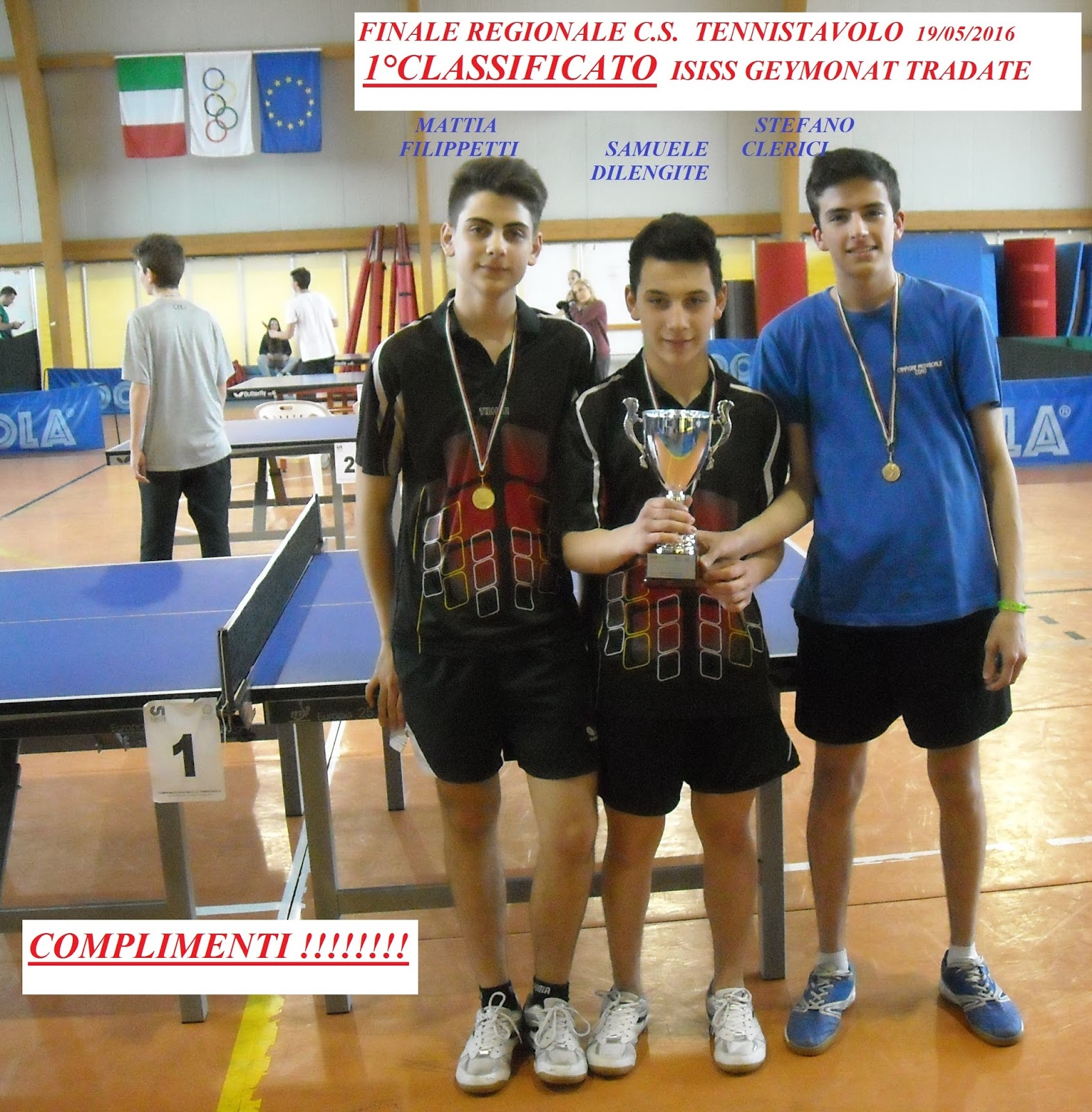 GEYMONAT NEWS CAMPIONATI STUDENTESCHI TENNIS DA TAVOLO BASKET