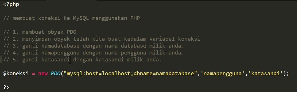Cara Membuat Koneksi PHP Dengan Database MySQL - D3 Manajemen Informatika