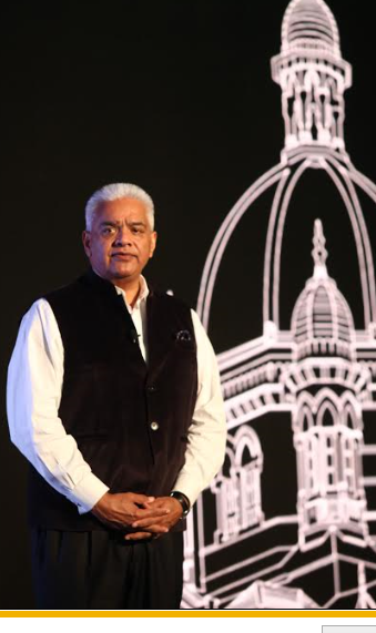 Mr Rakesh Sarna - MD and CEO, Taj Hotels, Safaris at the unveiling of the new Brand Architecture