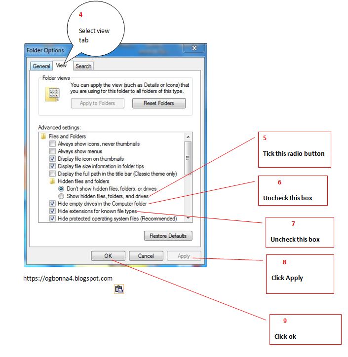 Dio's Blog: HOW TO SHOW HIDDEN FOLDER