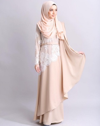 Gambar Baju Kebaya Untuk Wanita Berhijab Dengan Warna Lembut