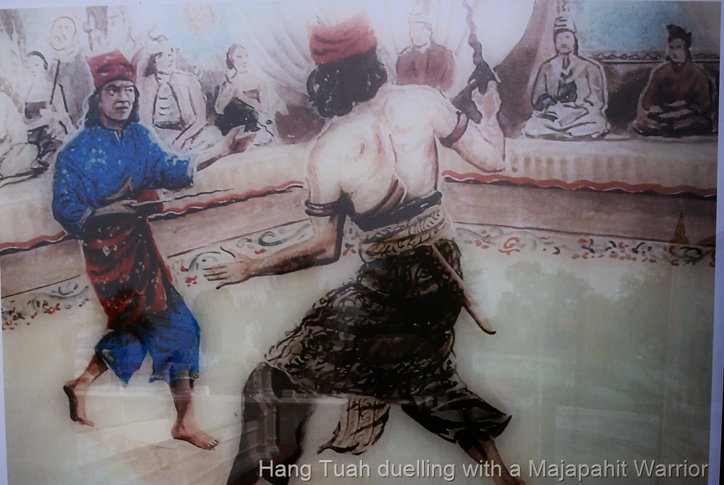 Hang Tuah was given the Taming Sari dagger after killing the Majapahit hero.