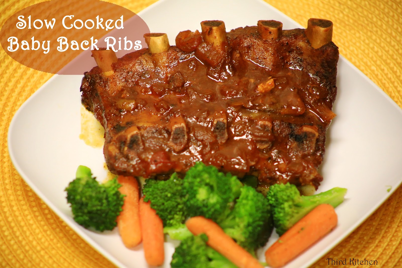 Third Kitchen Slow Cooked Baby Back Ribs