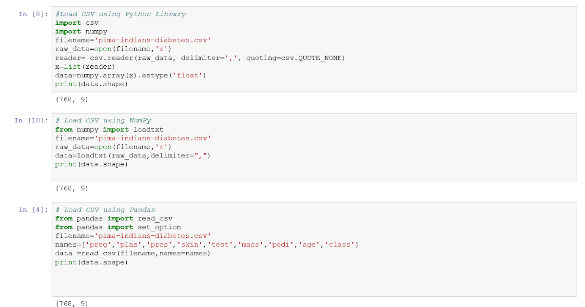 Machine Learning in Python