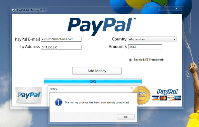 paypal number