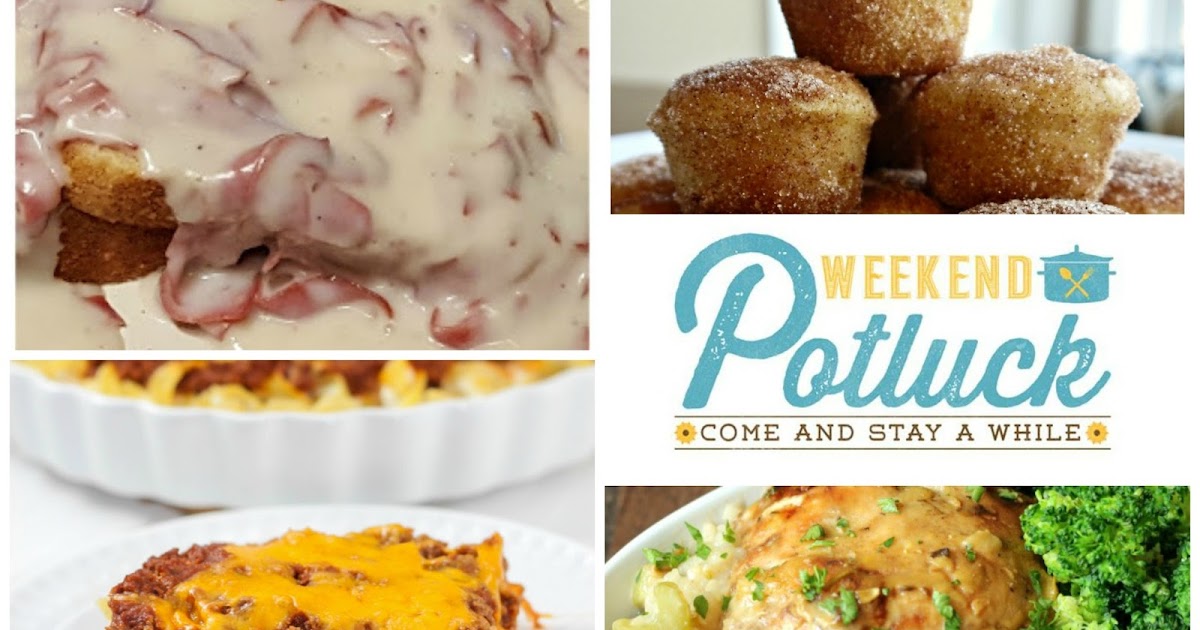 Cream Chipped Beef & Toast ~ Weekend Potluck #262 | Served Up With Love