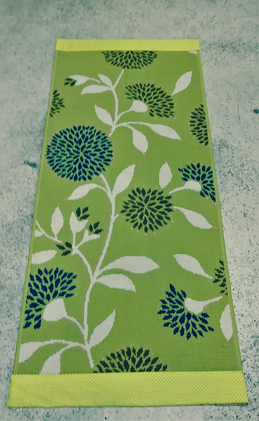 Coastal Bohemian Upcycled Carpet Runner