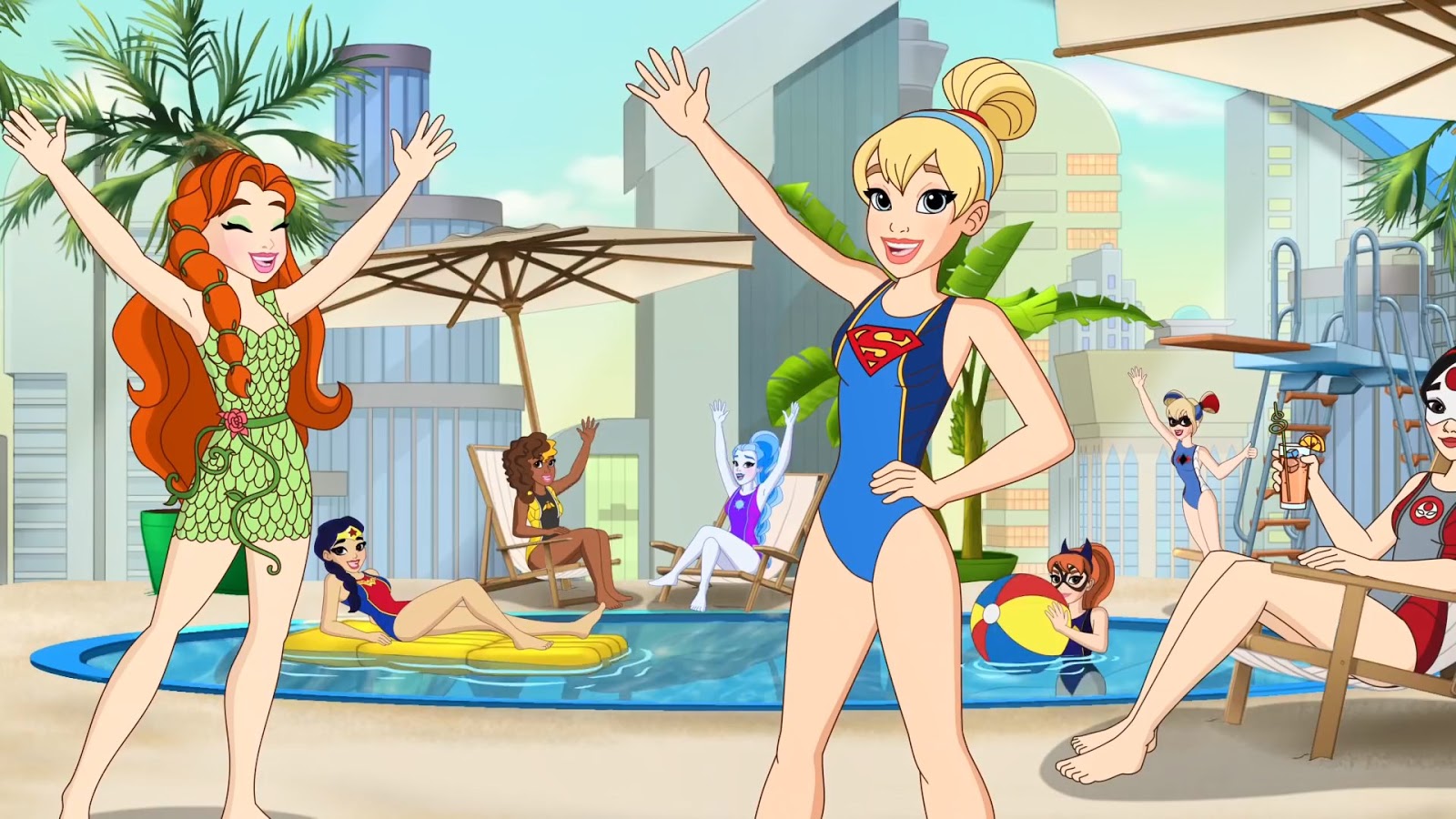 dc superhero girls swimsuit