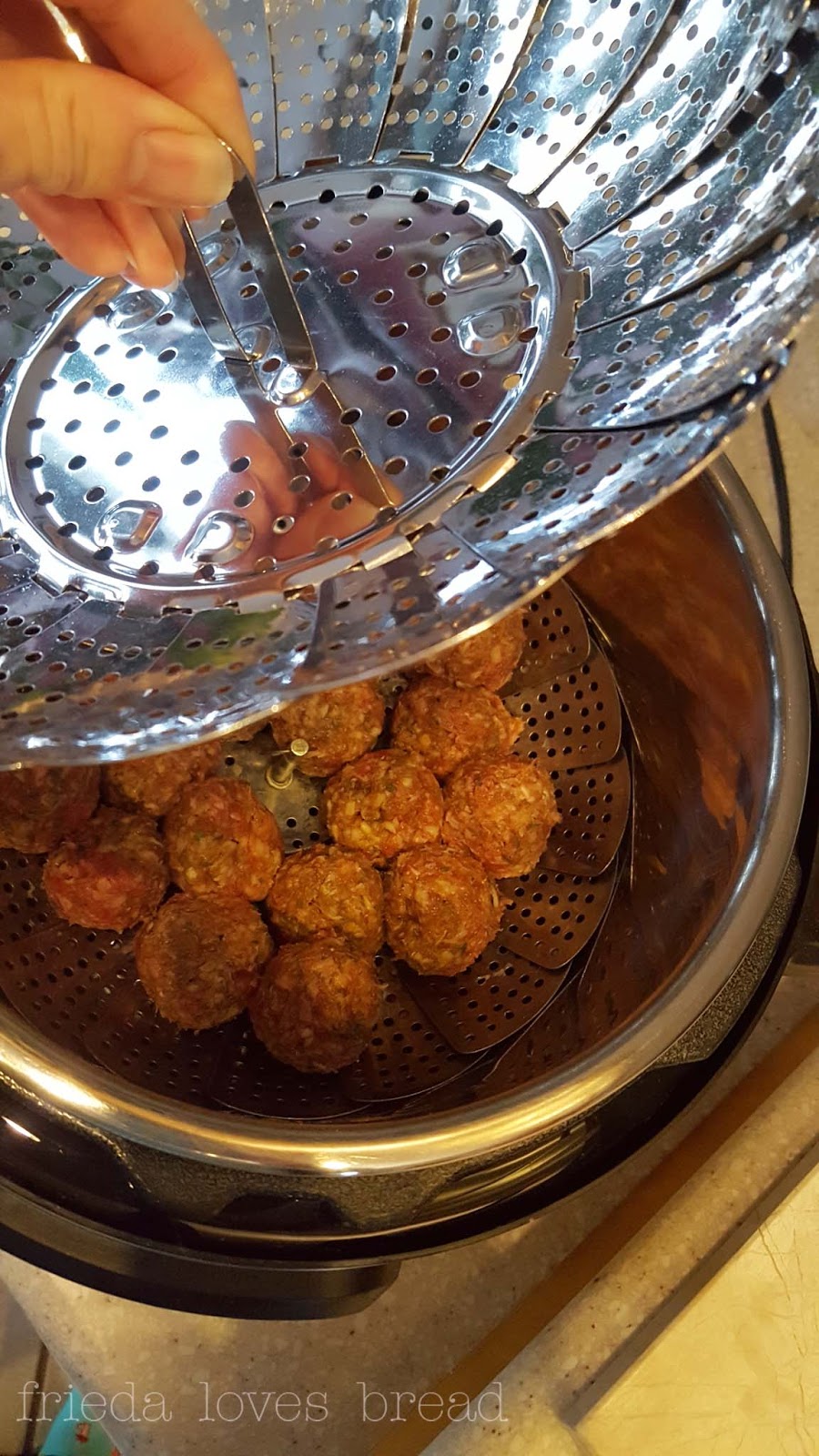 Frieda Loves Bread Marvelous Meatballs Pressure Cooker Fast!
