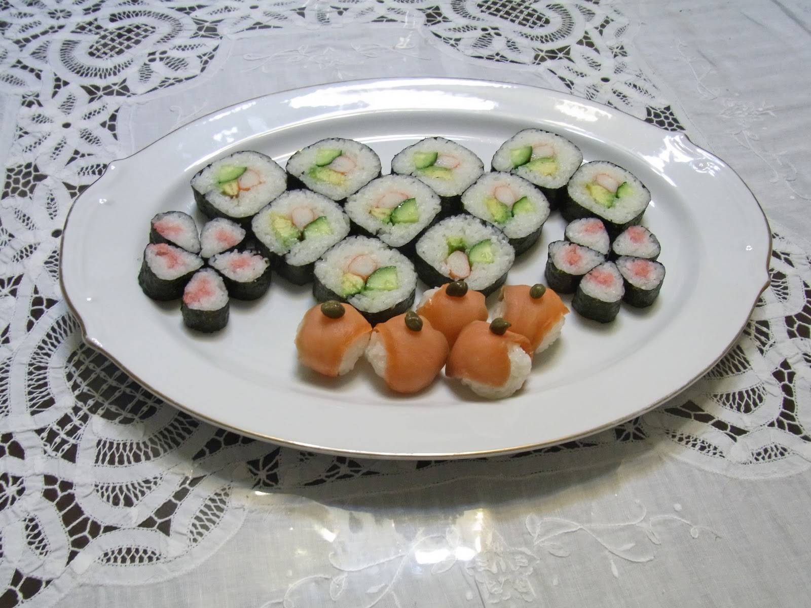 Casual Japanese Bystander Sushi Appetizer