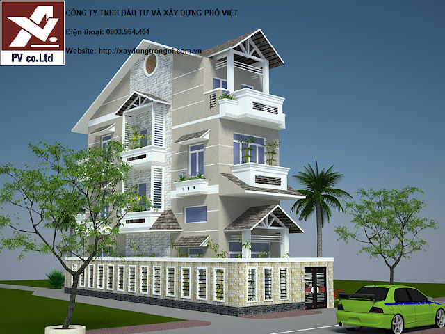 xây dựng nhà phố trọn gói tại tphcm