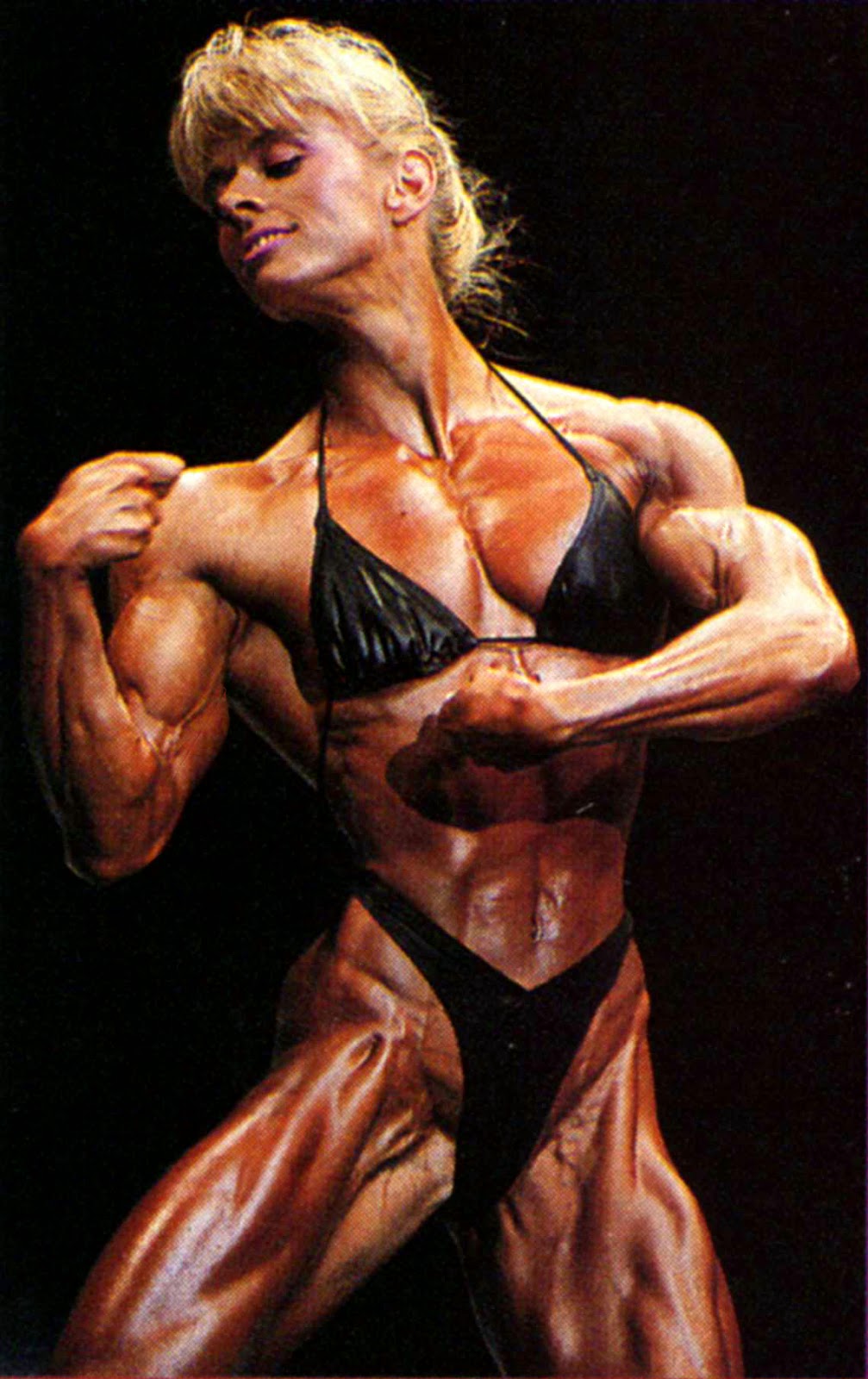 80 S Female Muscle Anja Schreiner