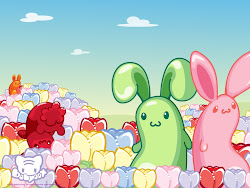 kawaii bunny bekyoot wallpapers cute background desktop flowers backgrounds hd bunnies jelly tapety animals wallpapersafari pink wings toplist bun da