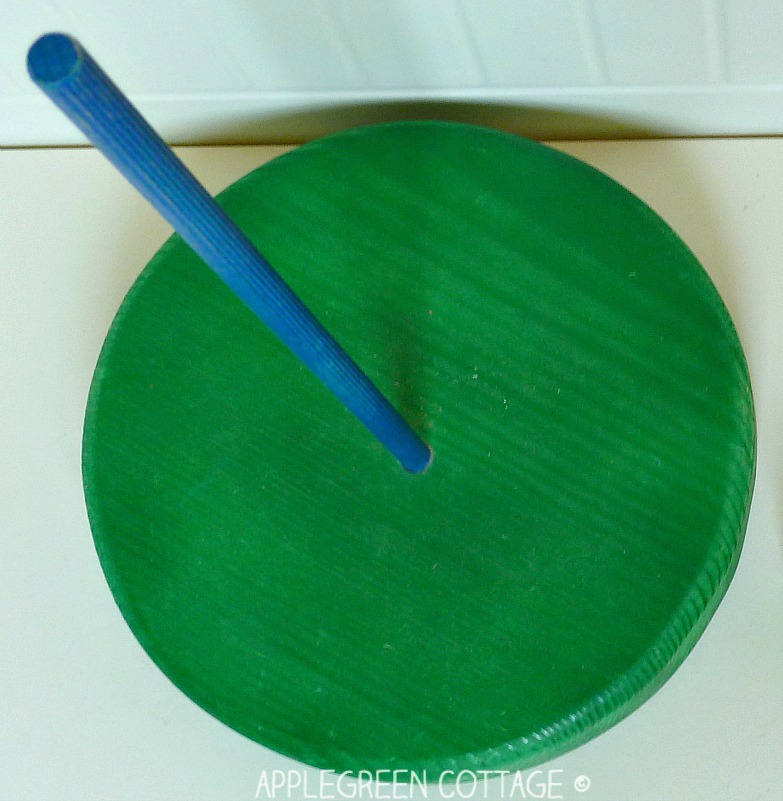 Easy DIY Wooden Stacking Toy AppleGreen Cottage