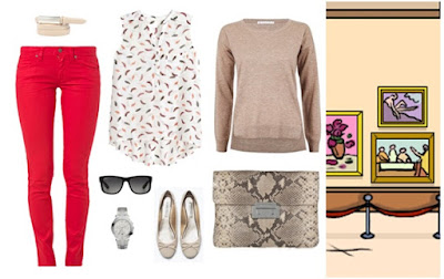 museum outfit stylizacja do muzeum