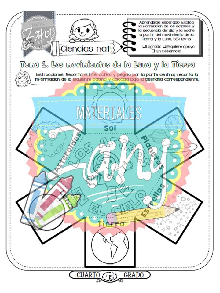 Material Interactivo Zany Quinto Grado Bloque 1 Material Colección ADC