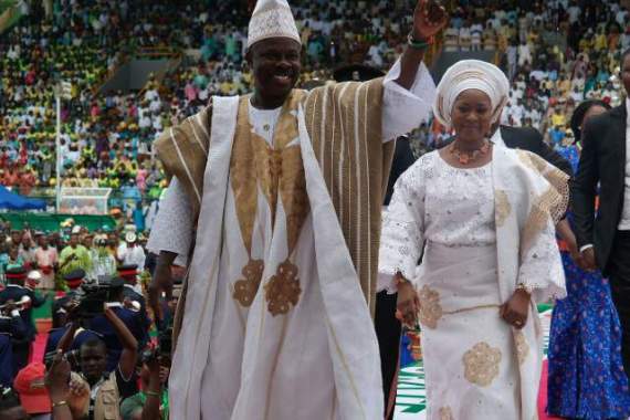 Photos from Ibikunle Amosun's inauguration as Governor of Ogun state.