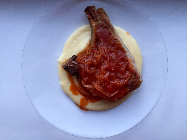 Christopher Stewart, Eating Fabulously, recipes, pork chop recipes, polenta, dinner recipes Christopher Stewart, Eating Fabulously, recipes, pork chop recipes, polenta, dinner recipes