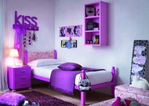 Desain Gambar Kamar Tidur Anak Perempuan Warna Ungu Desain Gambar Kamar Tidur Anak Perempuan Warna Ungu