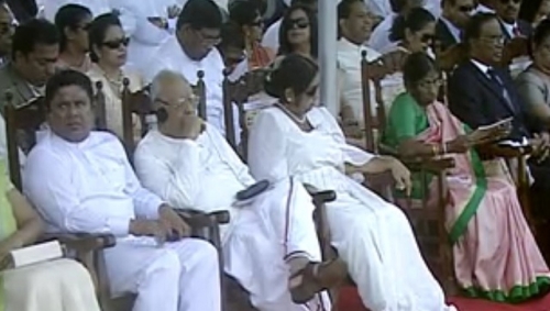 சுதந்திர தின நிகழ்வுகளில் சம்பந்தன், சுமந்திரன் பங்கேற்பு- மகிந்த அணி  புறக்கணிப்பு - NewMannar நியூ மன்னார் இணையம்