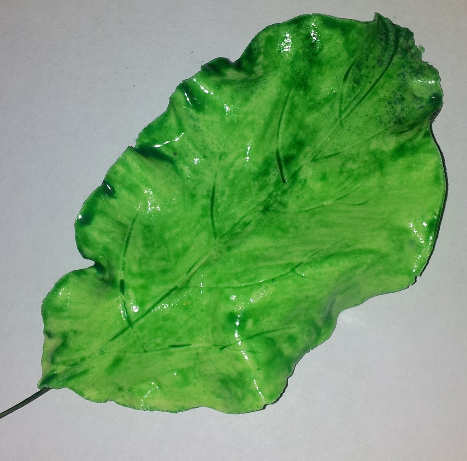 Gobsmacked Cakes How to make fondant leaves