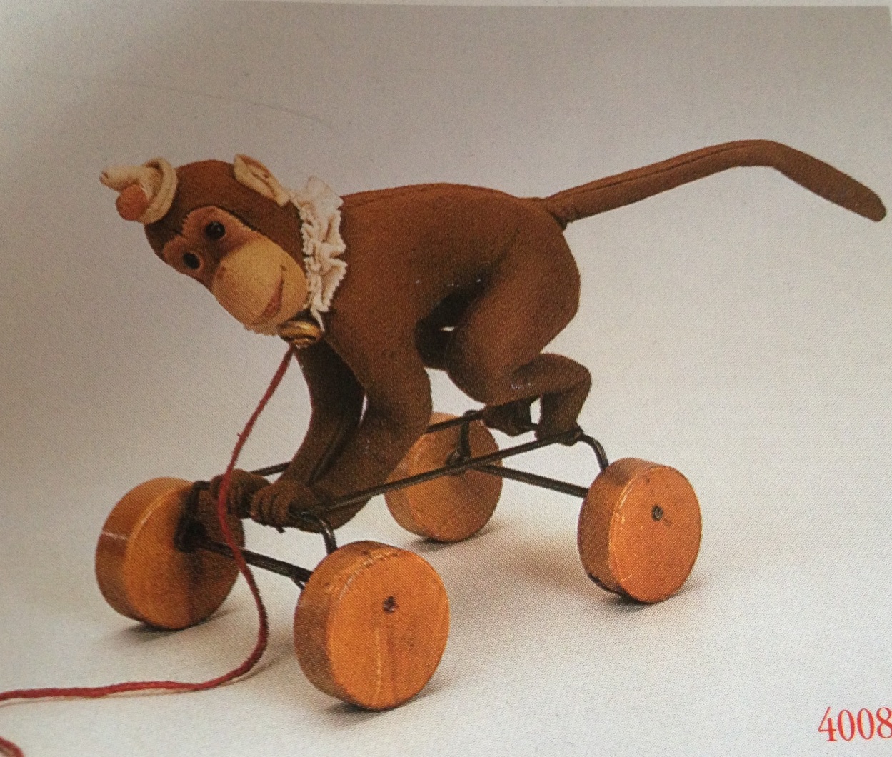 monkey on wheels toy