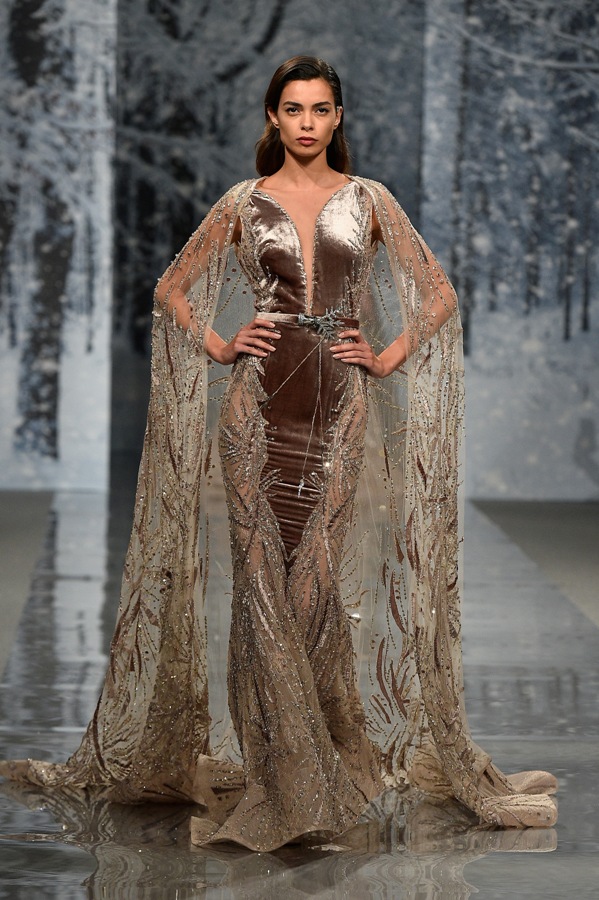 ZIAD NAKAD - Paris Fashion Week Fall-Winter 2017-2018 “THE SNOW CRYSTAL FOREST” during Paris Haute Couture Fashion Week