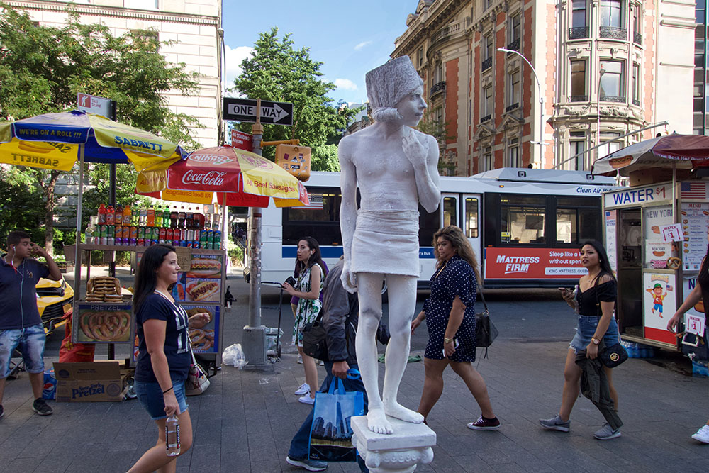 A Picture Each Day A Human Statue