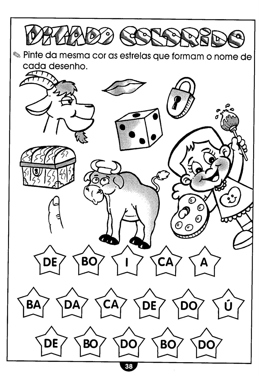 ATIVIDADES DE ALFABETIZAÇÃO 2° ANO PARA IMPRIMIR IV - PORTAL ESCOLA