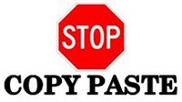 stop copy paste blog