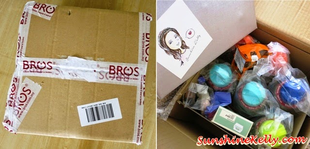package from BROS, online shopping, safe water bottle, BROS e-Store, safe water bottle BROS e-Store