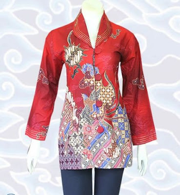 model atasa baju batik terbaru model atasa baju batik terbaru